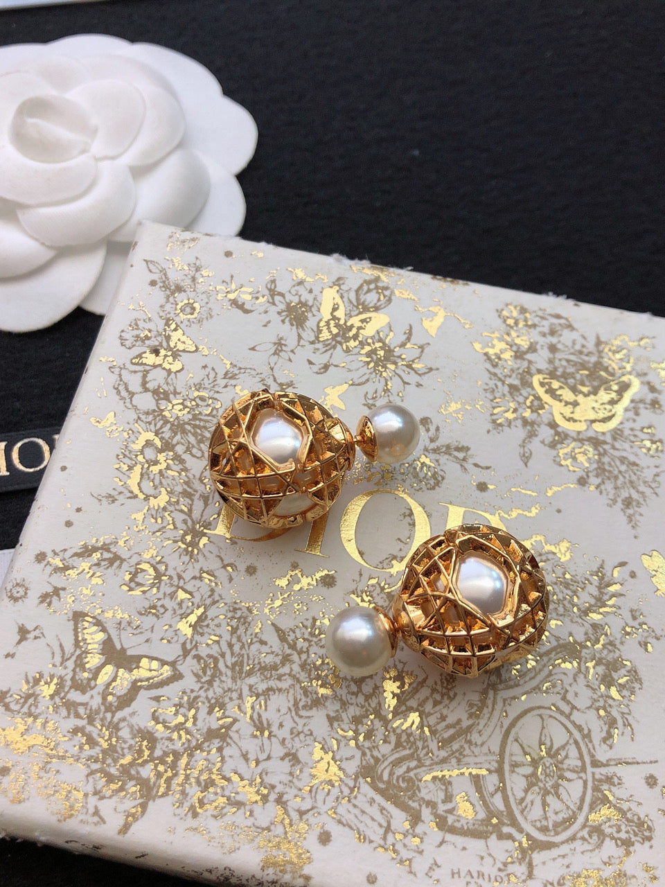 Dior Tribales 18K Gold Earrings