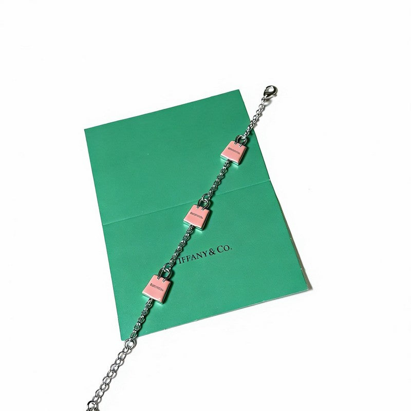 Tiffany Return to Pink Bag 18K Gold Bracelet