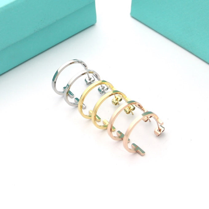 Tiffany Hoop 18K Gold Earrings