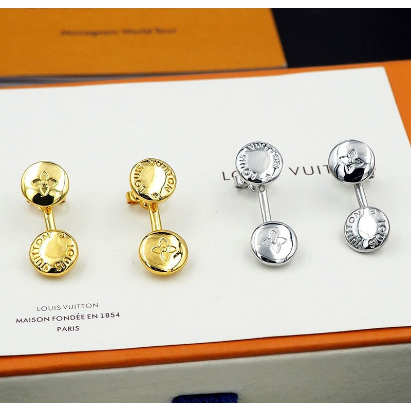 Louis Vuitton Studs 18K Gold Earrings