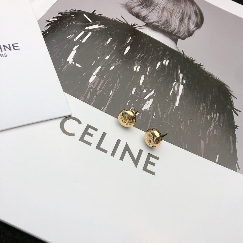 Celine Gold 18K Gold Earrings