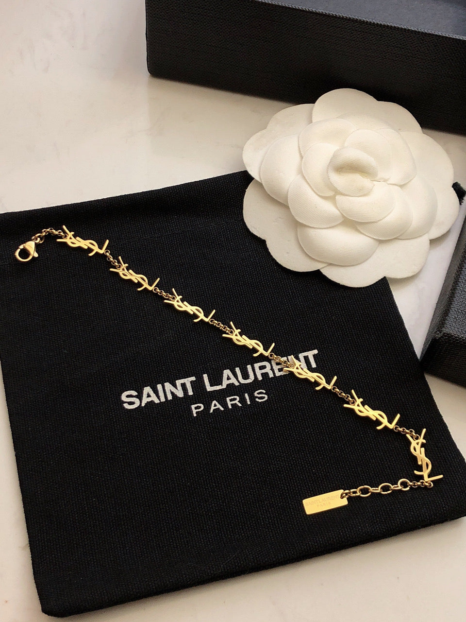 YSL Mini Cassan 18K Gold Bracelet