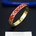 Louis Vuitton Color Monogram 18K Gold Bracelet