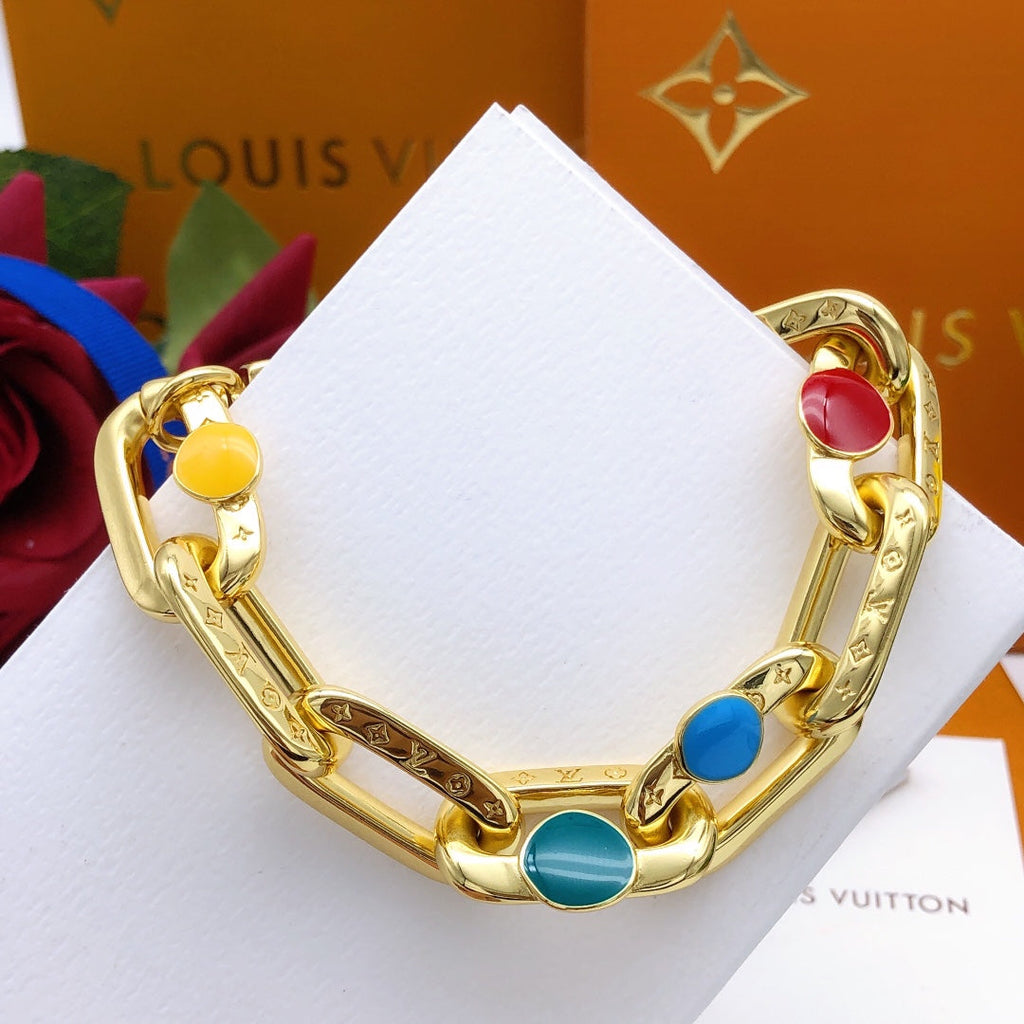 Lou Yayoi Kusama 18K Gold Bracelet