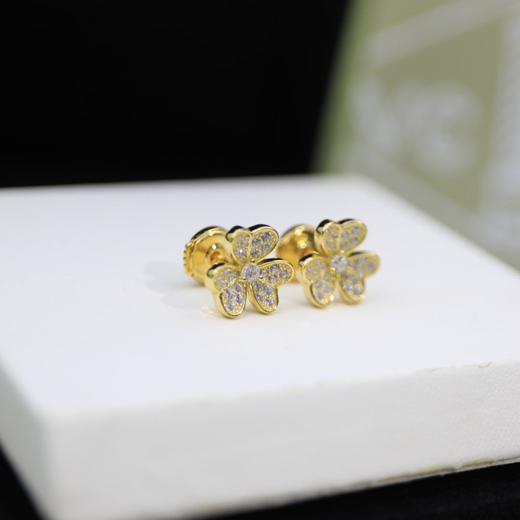 Frivole Small Model 18K Yellow Gold Earrings