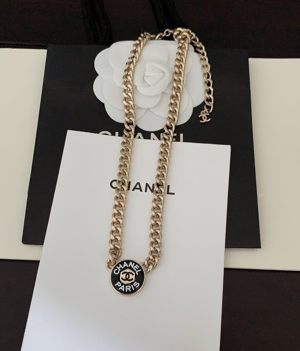 Chanel Paris Choker 18K Gold Necklace