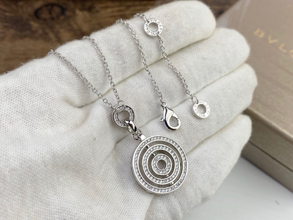 Bvlgari Cerchi Astrale Diamond 18K Gold Necklace