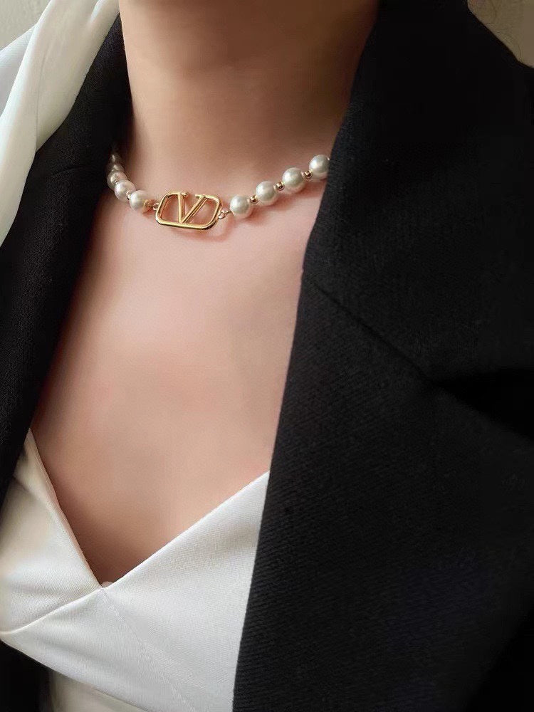 Valentino VLogo Signature 18K Gold Necklace