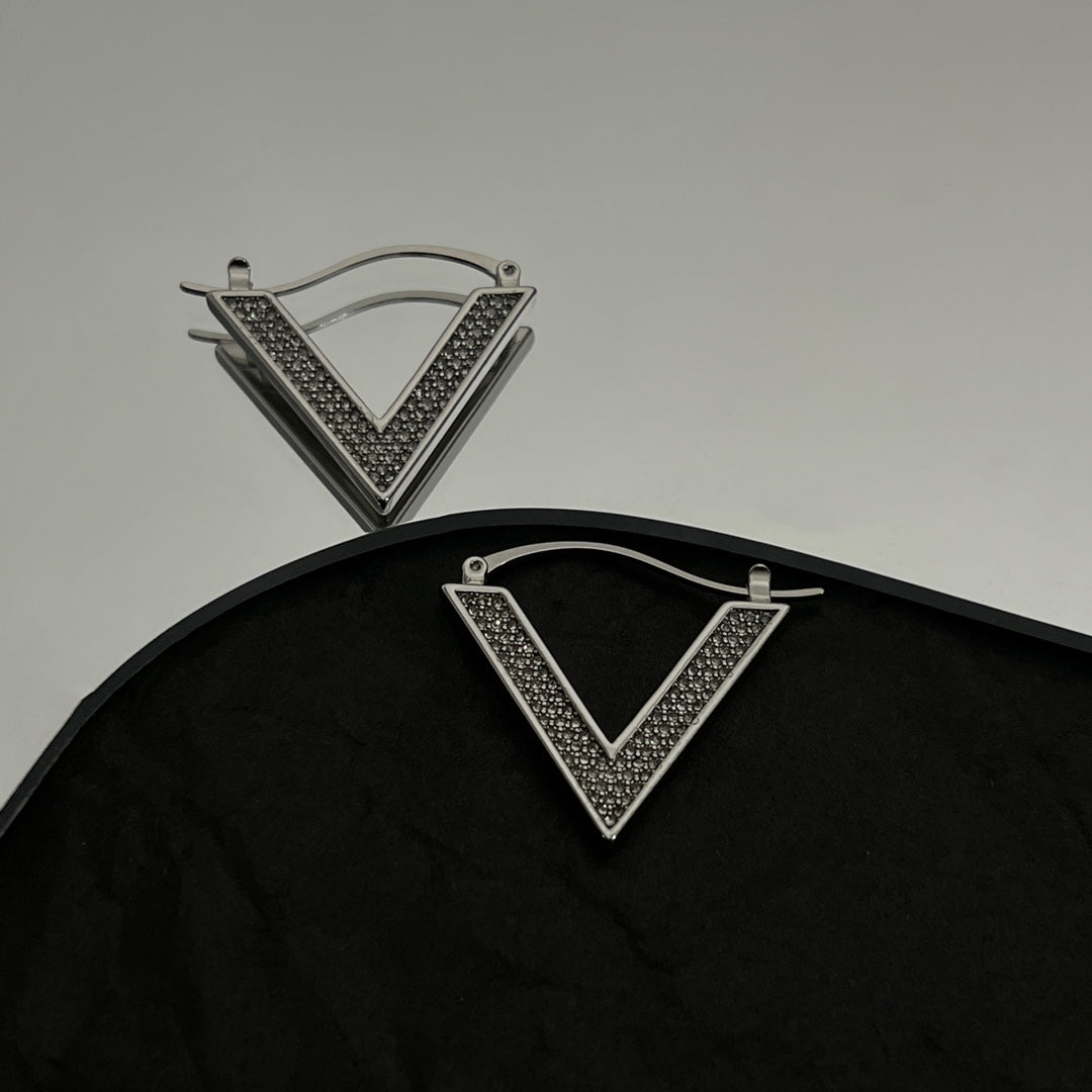 Valentino Diamonds 18K Gold Earrings
