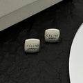 Celine 18K White Gold Earrings