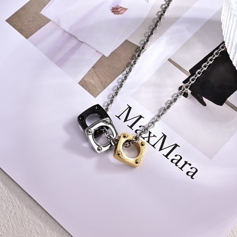 Louis Vuitton Bold Tri-Color 18K Gold Necklace