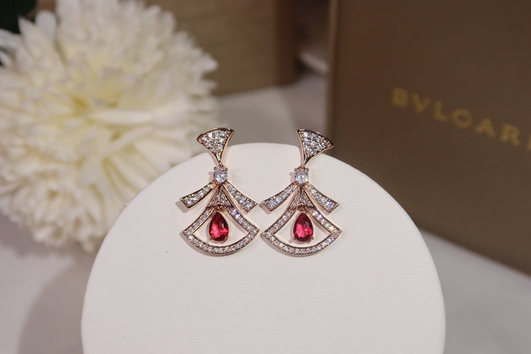 Bvlgari BVLGARI Dream Openwork 18K Gold Earrings