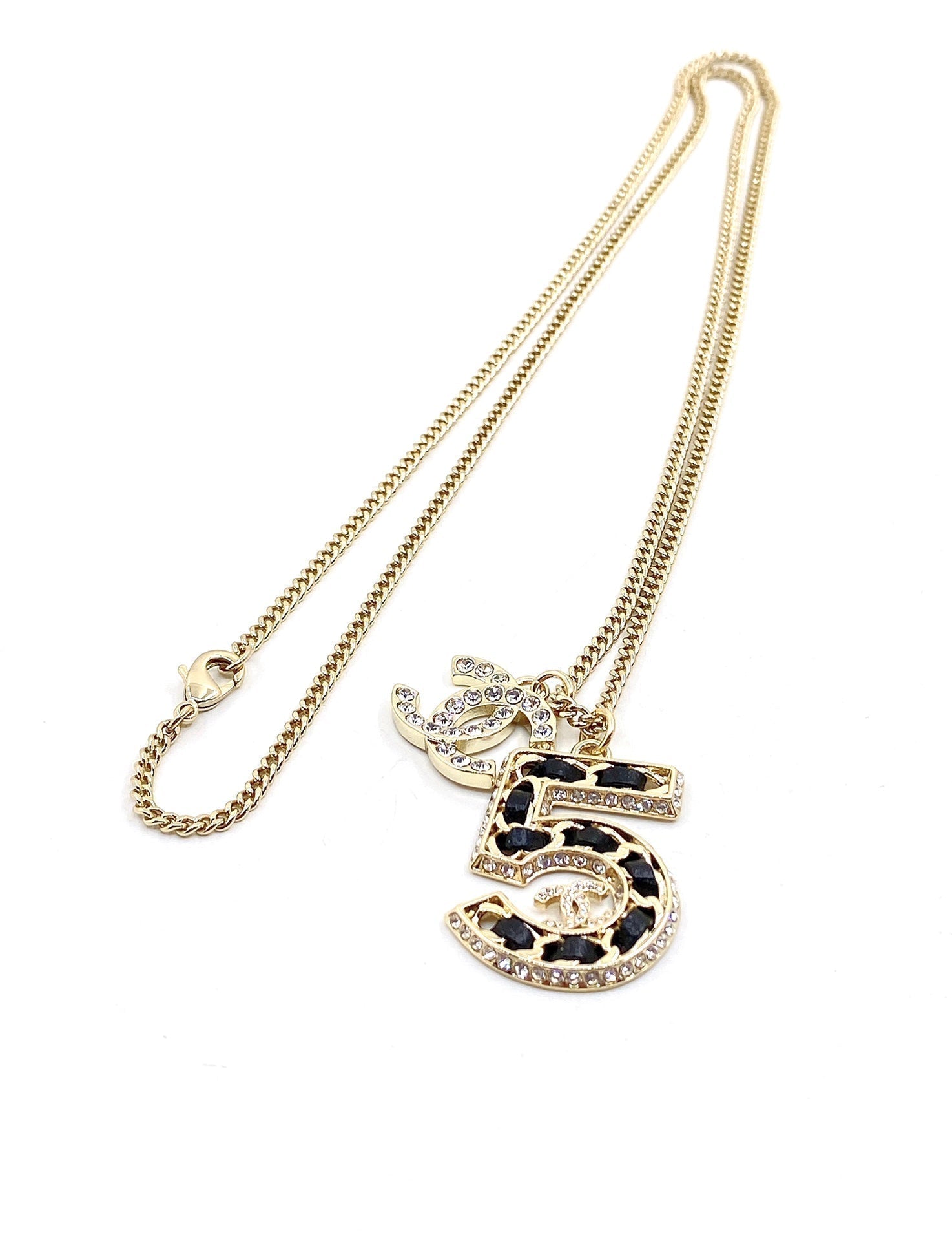 Chanel No.5 Chain 18K Gold Necklace