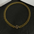 Dior Diamond Chain 18K Gold Necklace