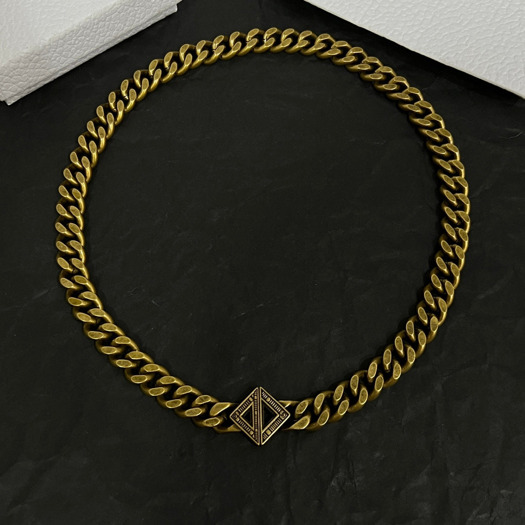Dior Diamond Chain 18K Gold Necklace