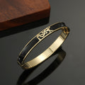 YSL Black 18K Gold Bracelet