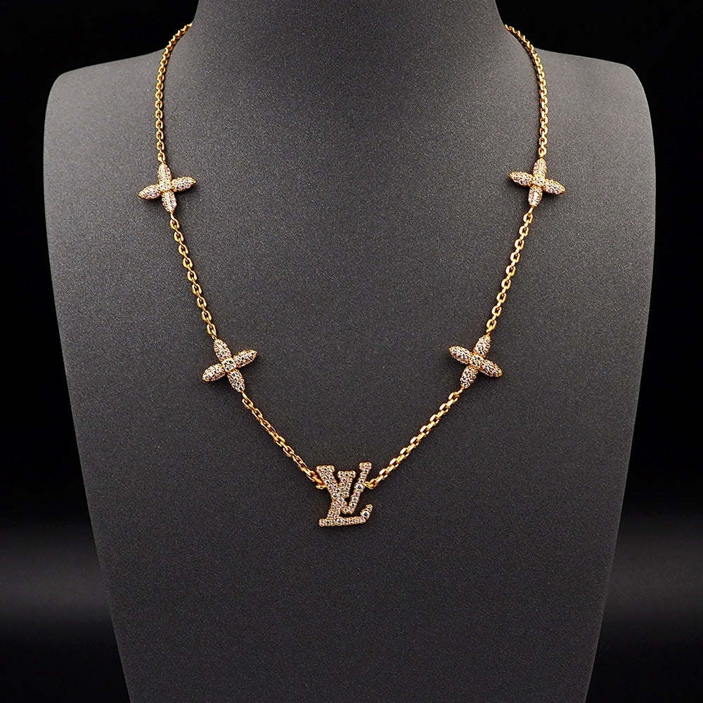 Louis Vuitton Iconic Tresor 18K Gold Necklace