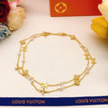 Louis Vuitton Idylle Blossom Monogram 18K Gold Necklace