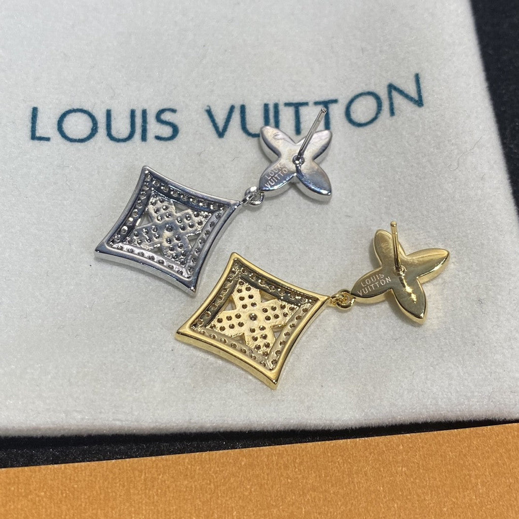 Louis Vuitton Blossom 18K Gold Earrings