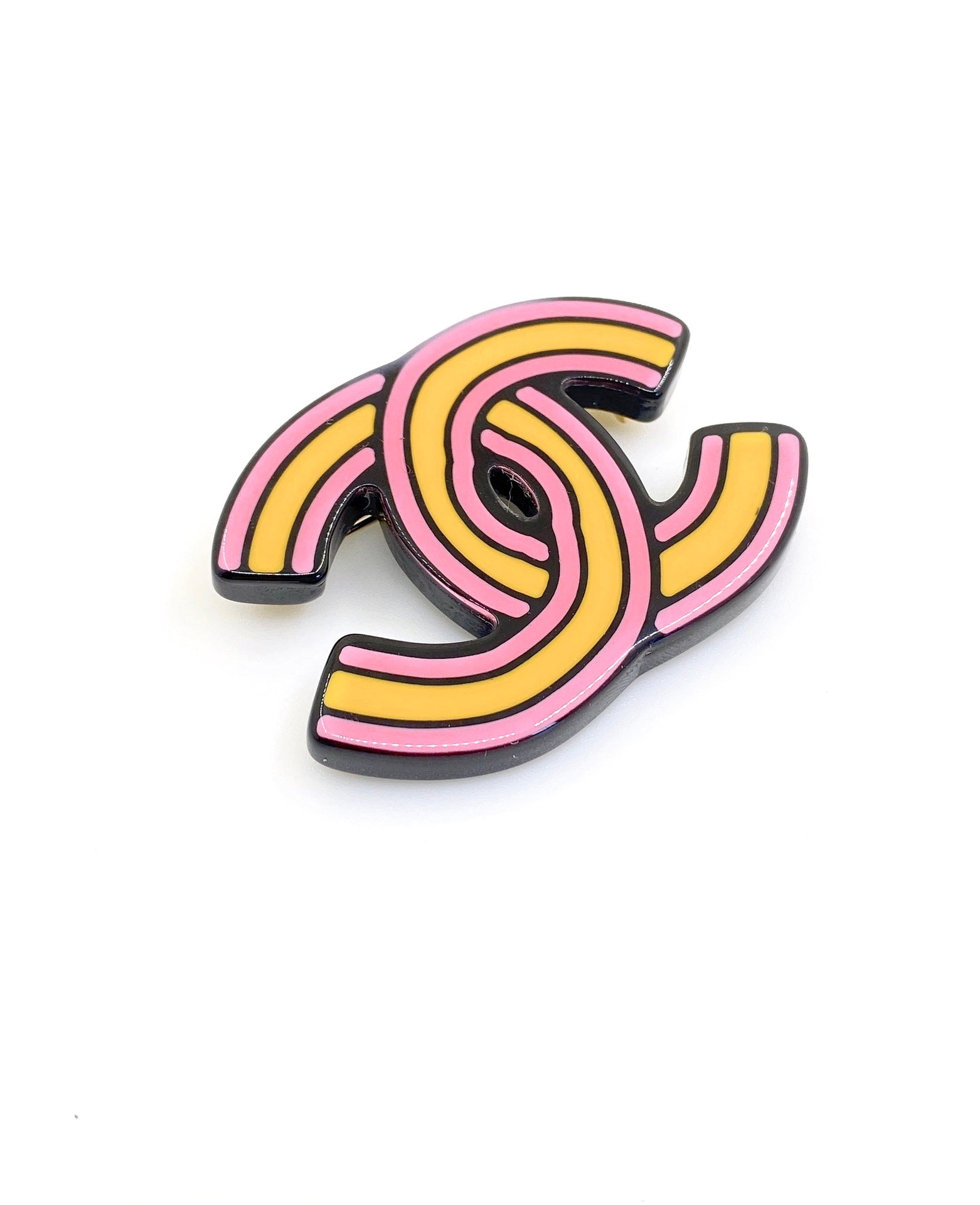 Chanel Pink 18K Gold Earrings