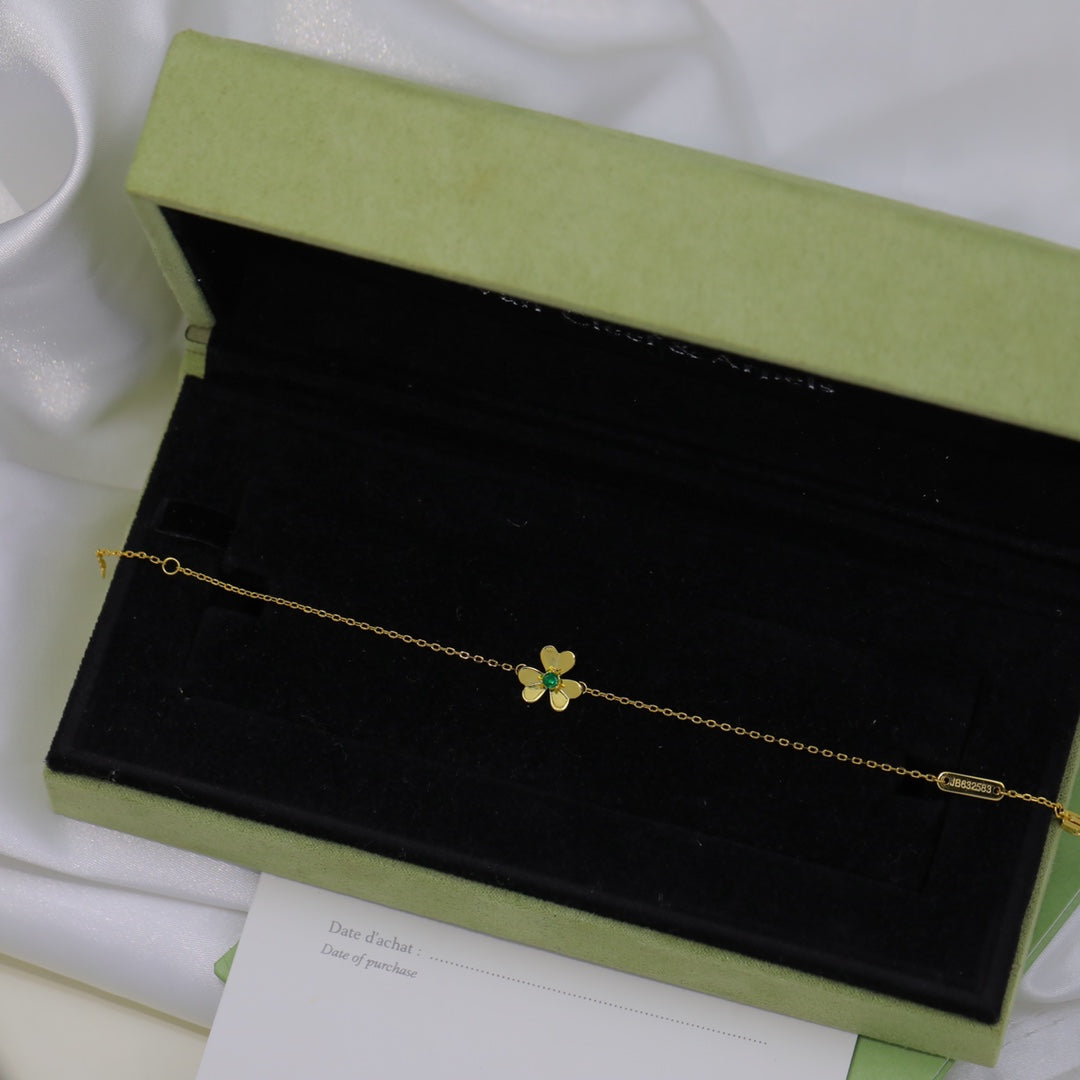 Frivole Emerald 18K Gold Bracelet