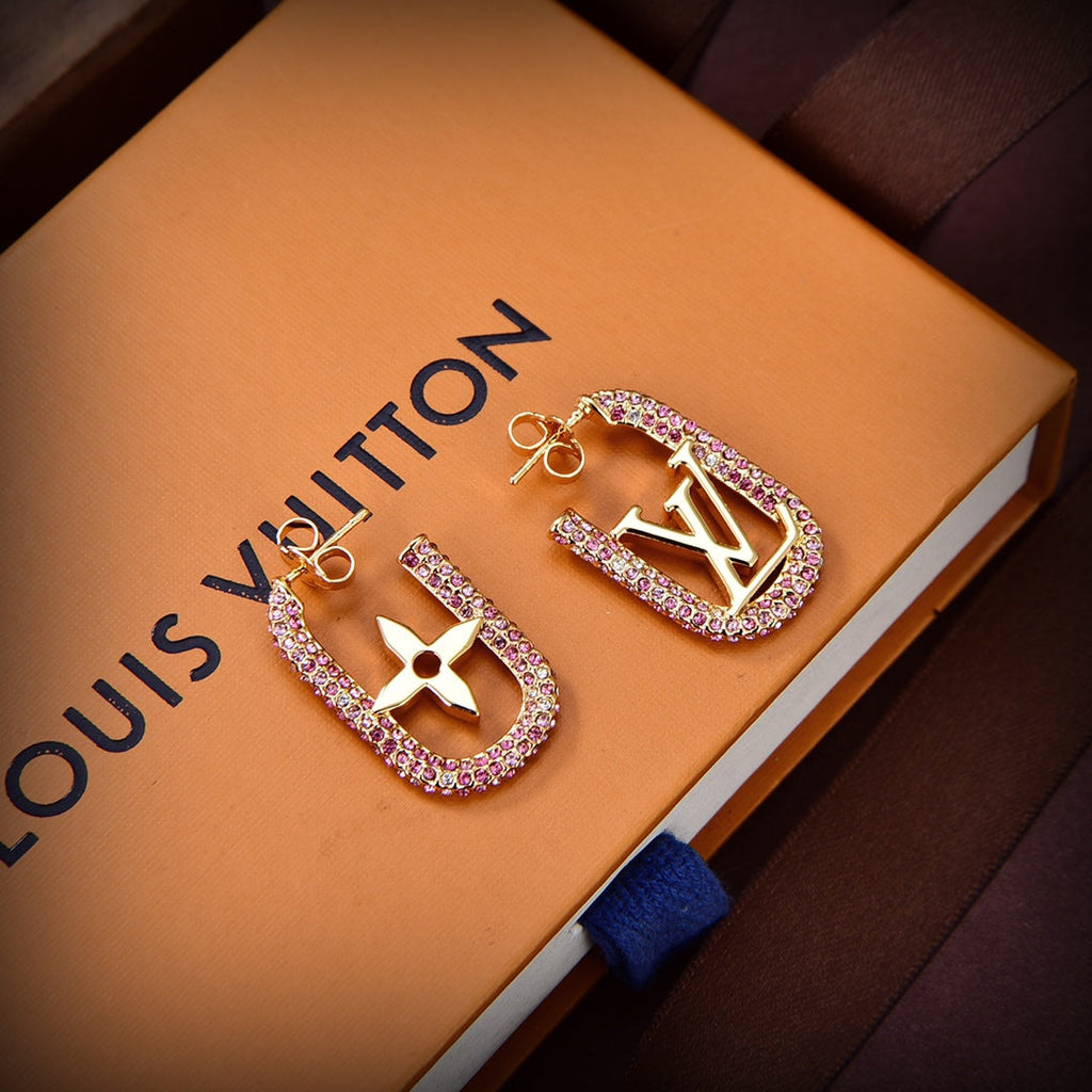 Louis Vuitton My Chain 18K Gold Earrings