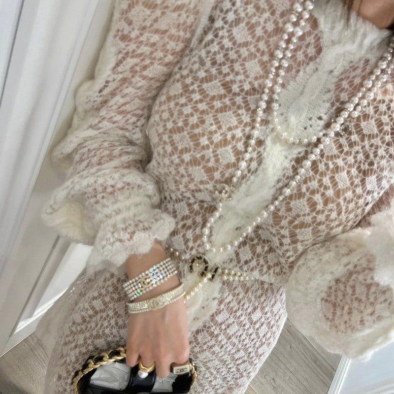 Chanel Diamond Cuff 18K Gold Bracelet