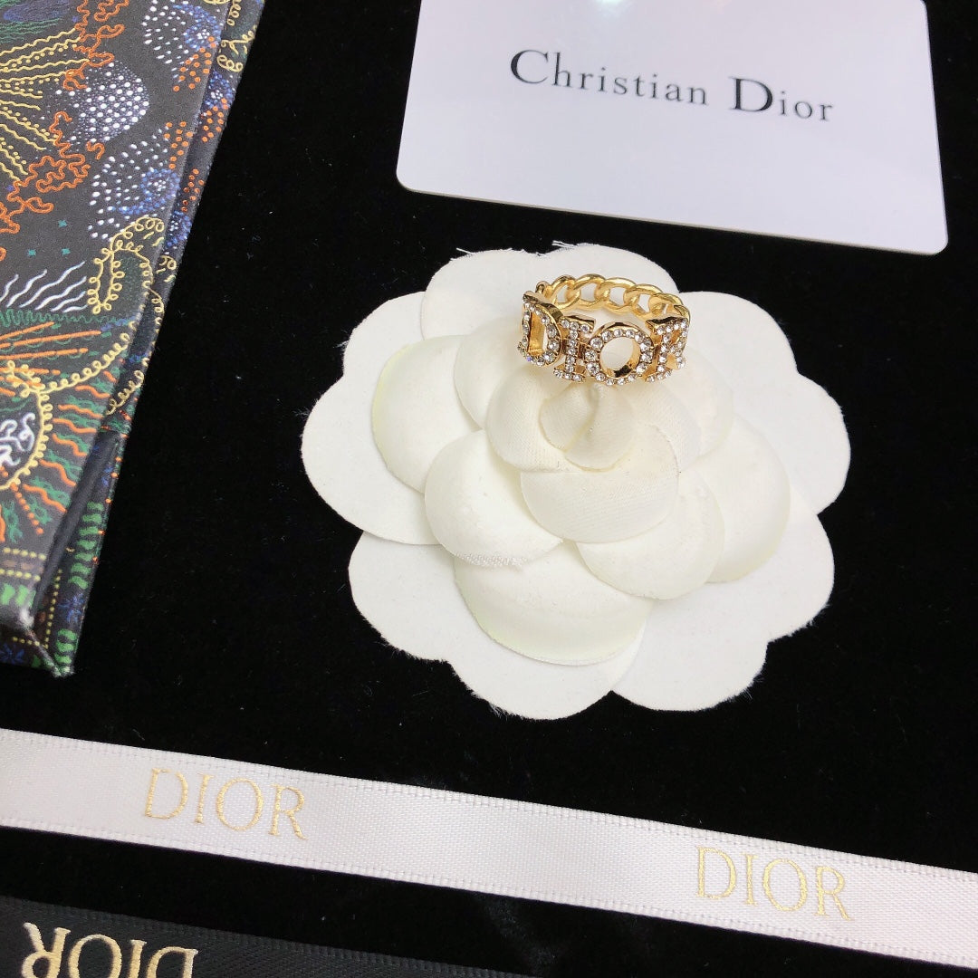 Dior Revolution Chain 18K Gold Ring