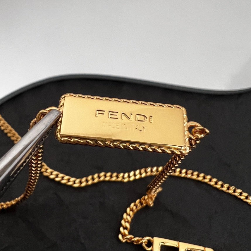 Fendi Script 18K Gold Necklace