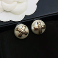 Chanel Pearl 18K Gold Earrings