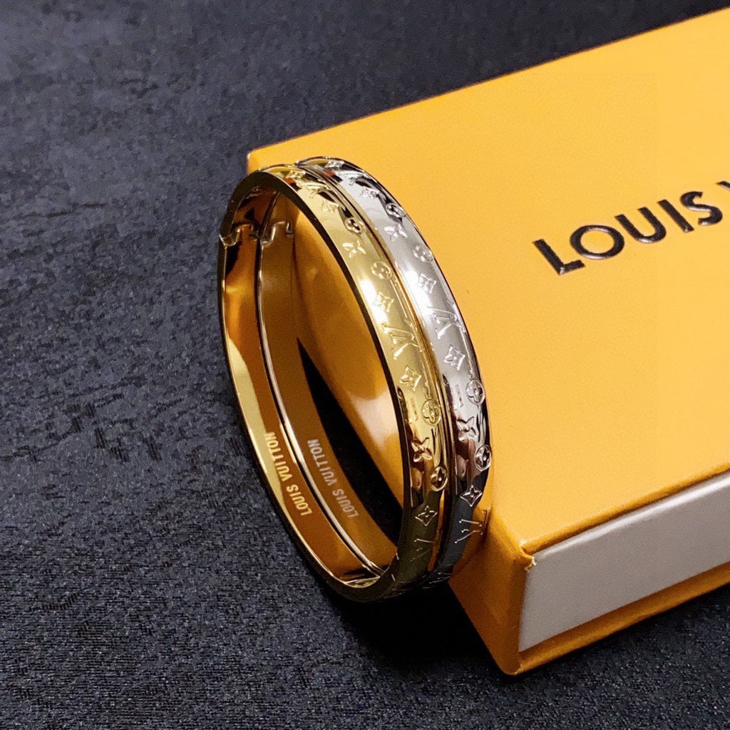 Louis Vuitton Monogram 18K Gold Bracelet