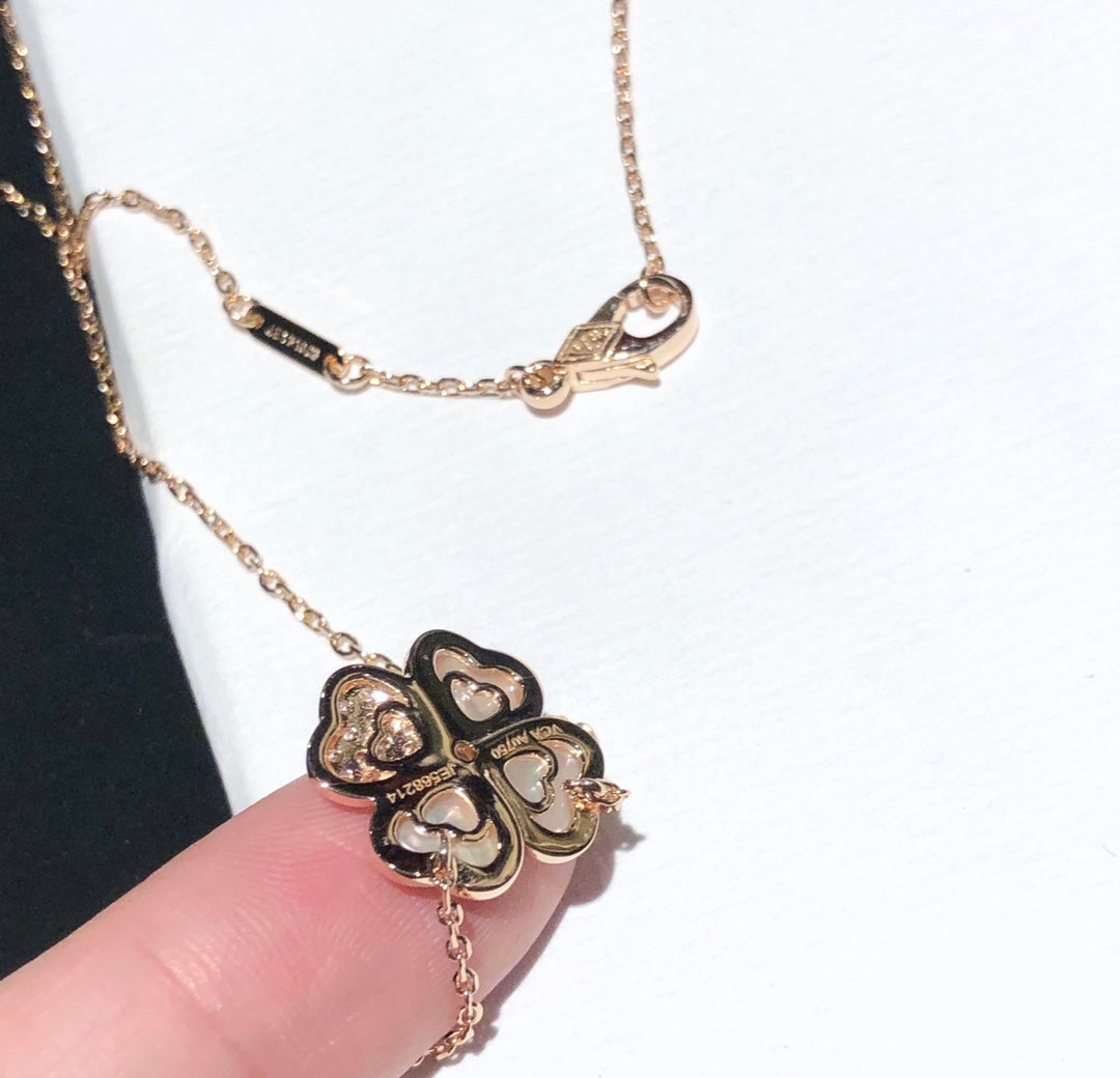 Cosmos Clip pendant 18K Gold Necklace
