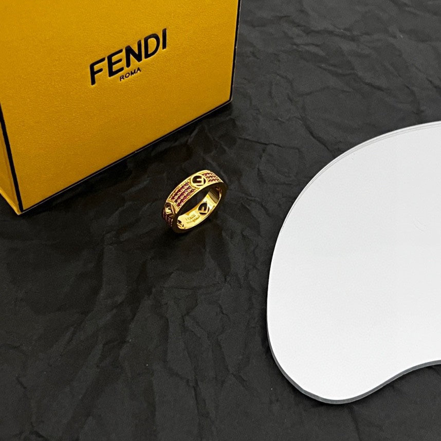 Fendi Is 18K Gold Ring