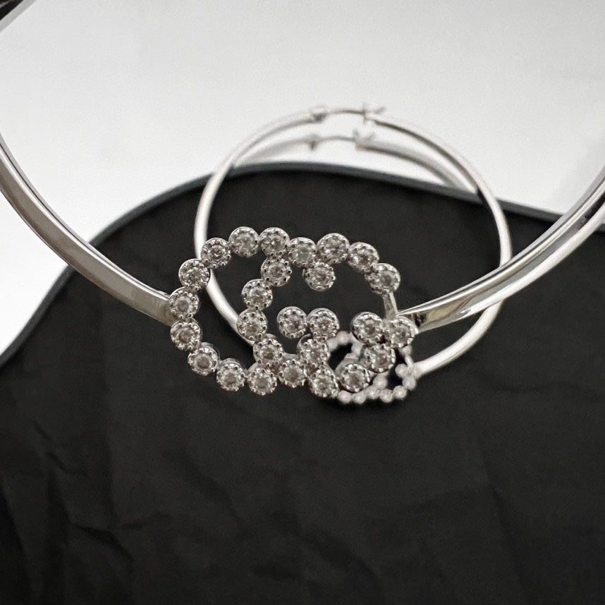 Gucci Double Running Diamond 18K Gold Bracelet