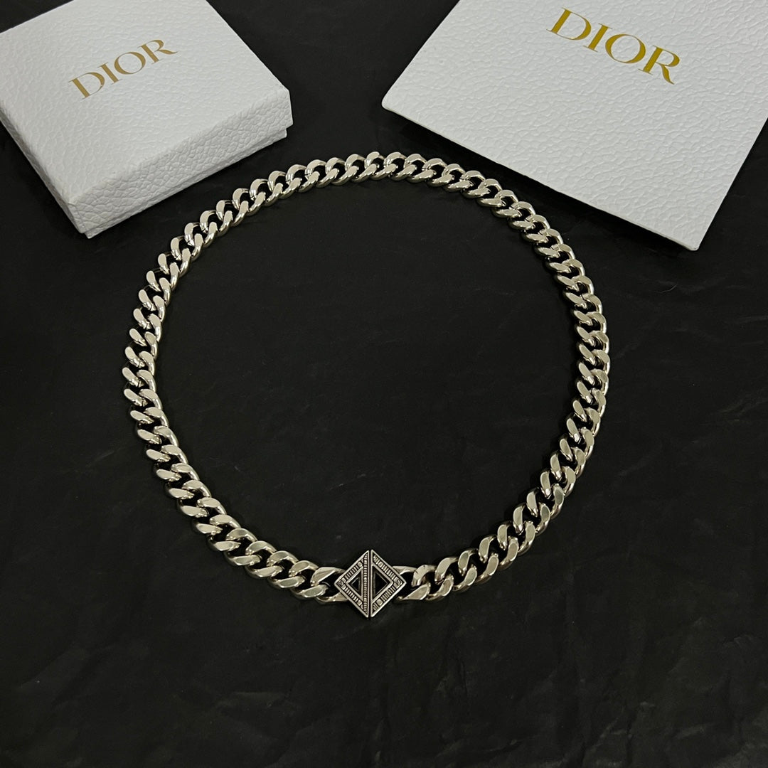 Dior Diamond Chain 18K Gold Necklace