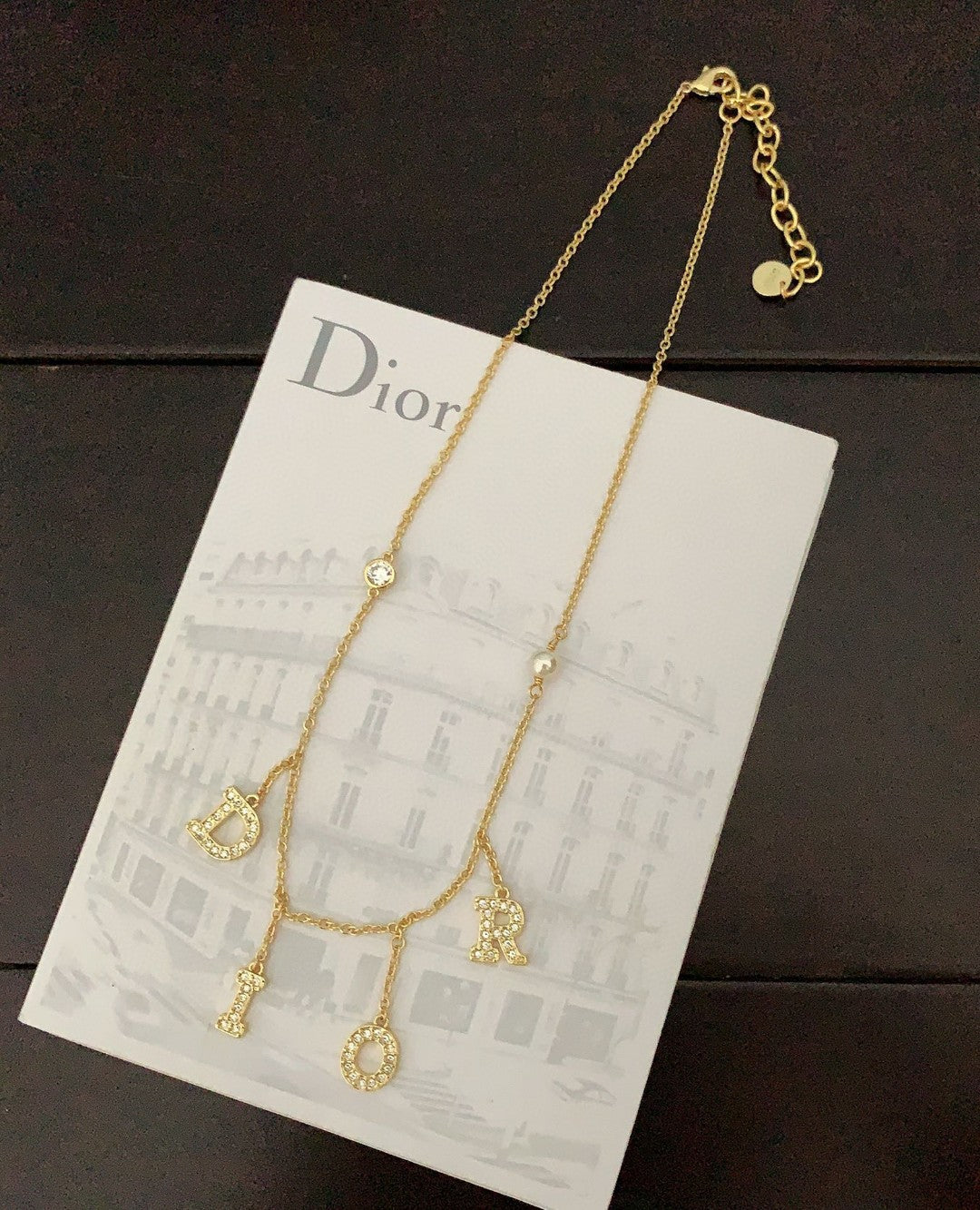Dior 30 Montaigne 18K Gold Necklace