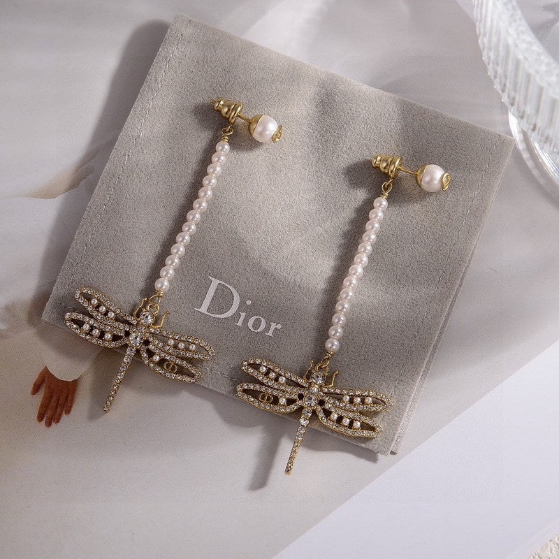 Dior Night Herbarium 18K Gold Earrings