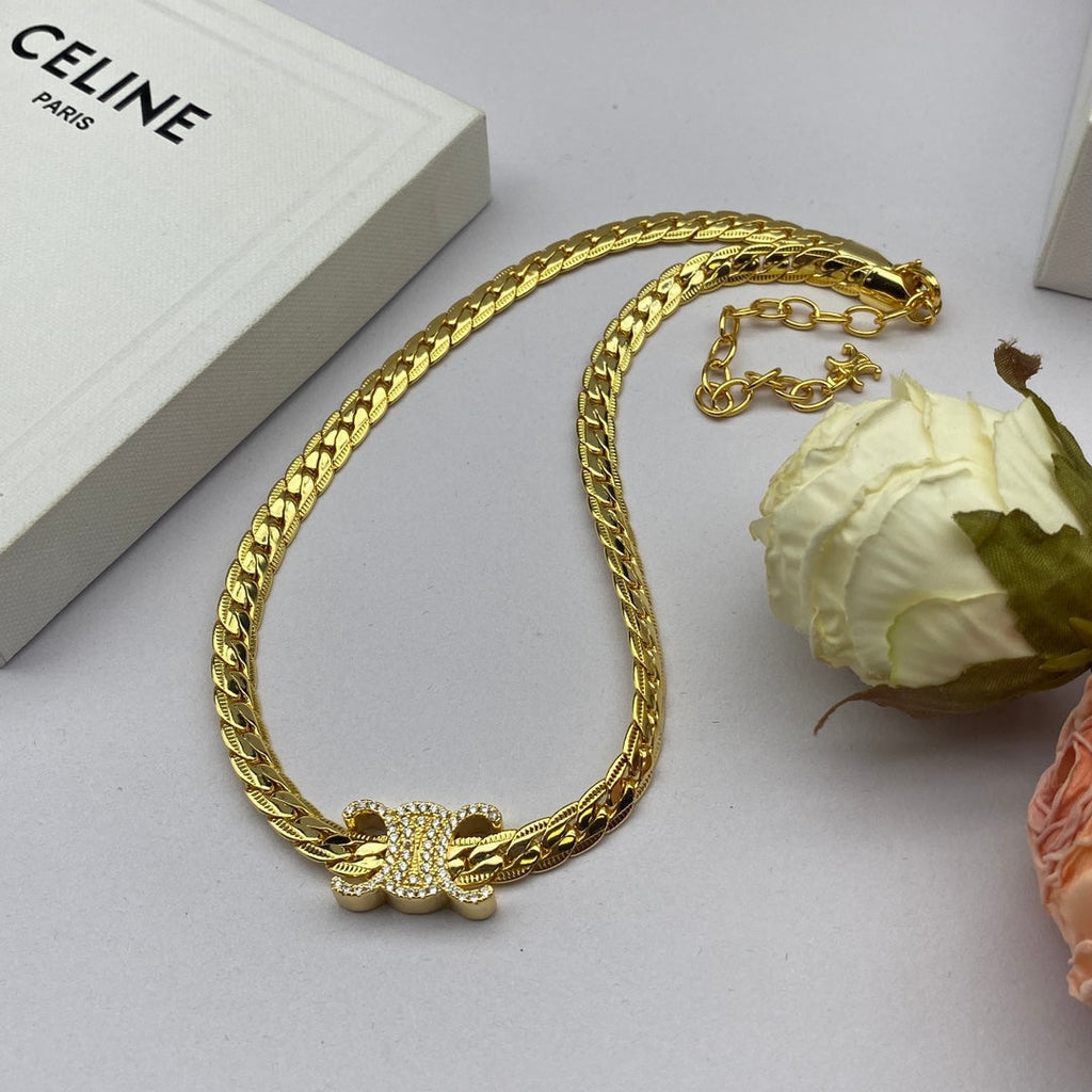 Celine Chain 18K Gold Necklace