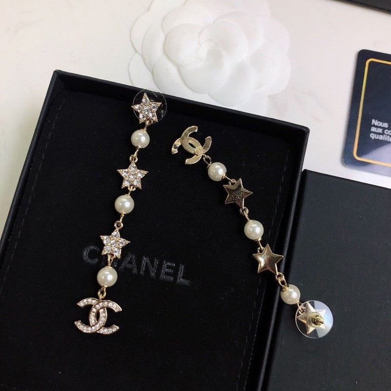 Chanel Long Tassel 18K Gold Earrings