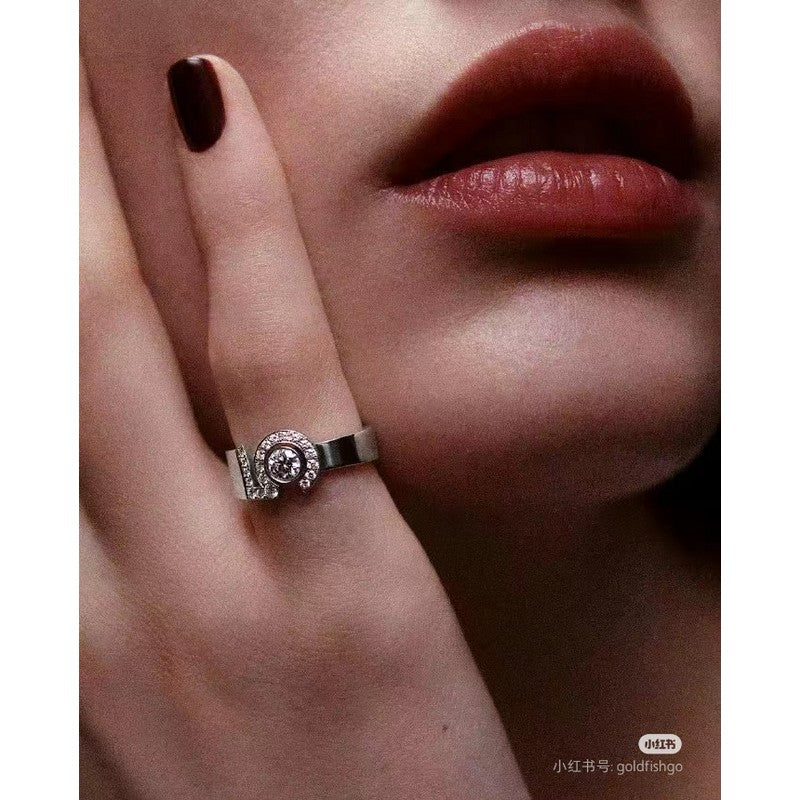 Chanel No.5 Diamond 18K Gold Ring