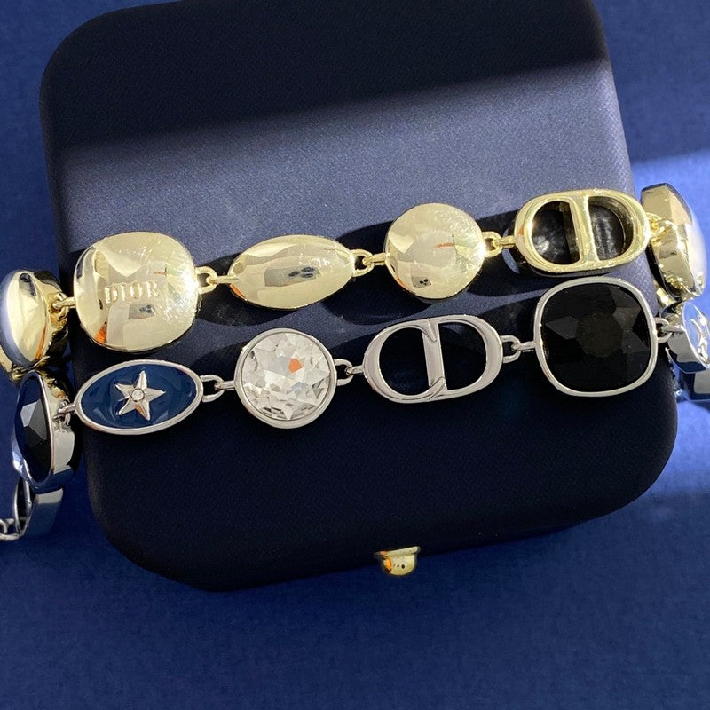 Dior Color Crystal 18K Gold Bracelet