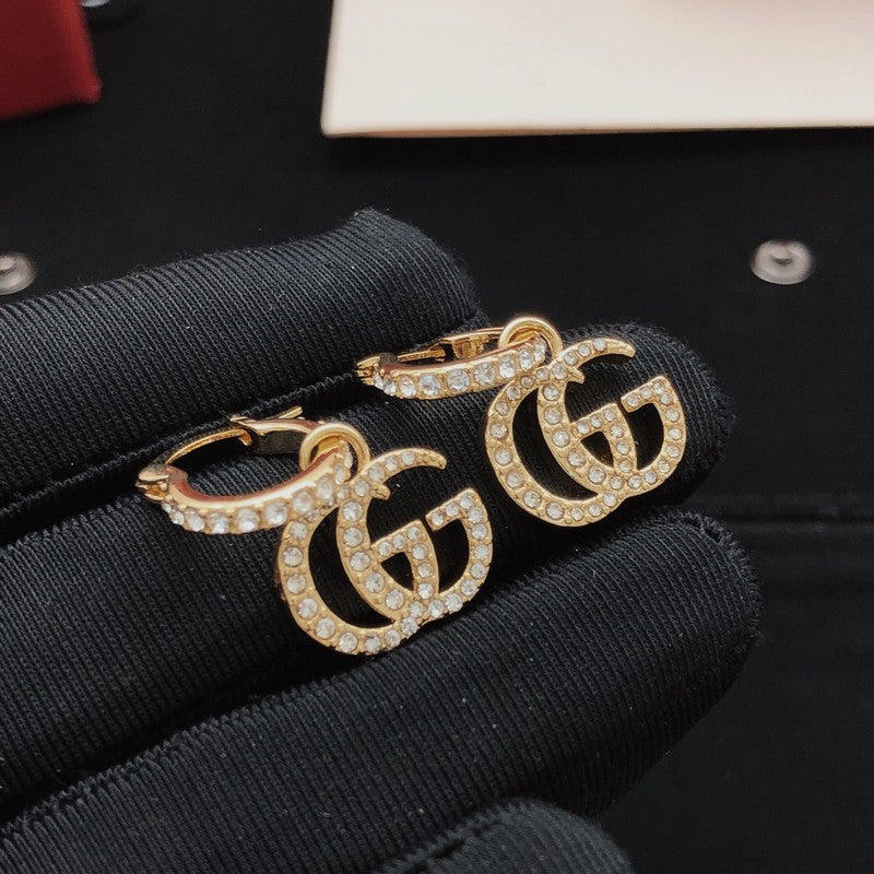 GucciDiamond 18K Gold Earrings