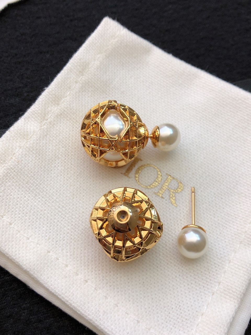 Dior Tribales 18K Gold Earrings