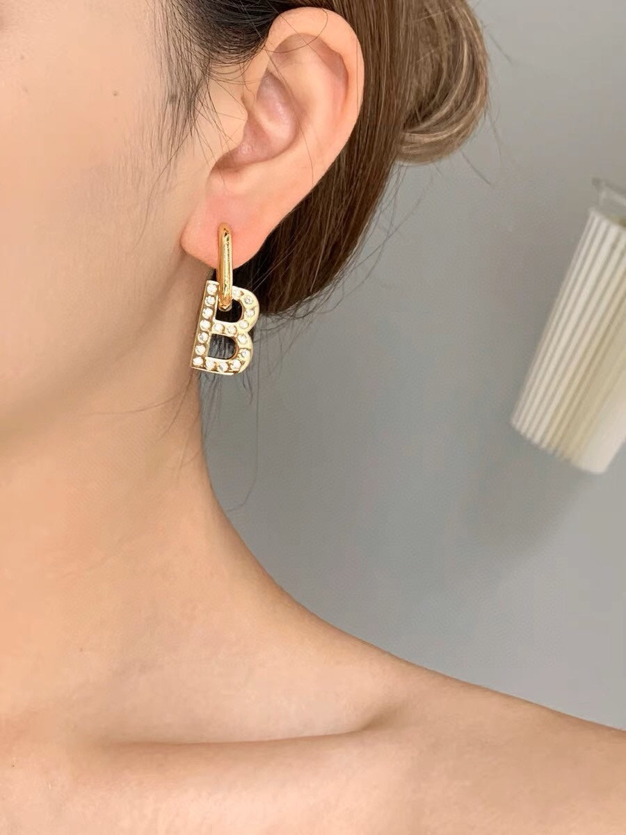 Balenciaga Chain XS 18K Gold Earrings