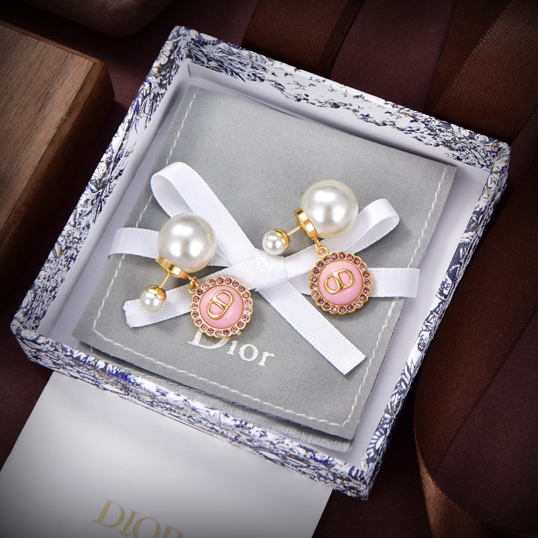 Dior Pearls 18K Gold Earrings