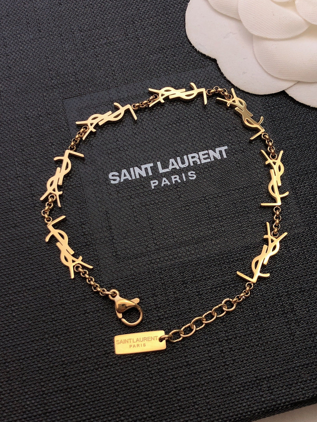 YSL Mini Cassan 18K Gold Bracelet