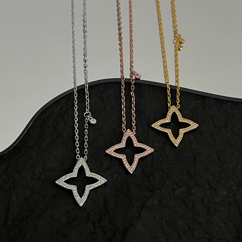 Louis Vuitton Blossom Pendant 18K Gold Necklace