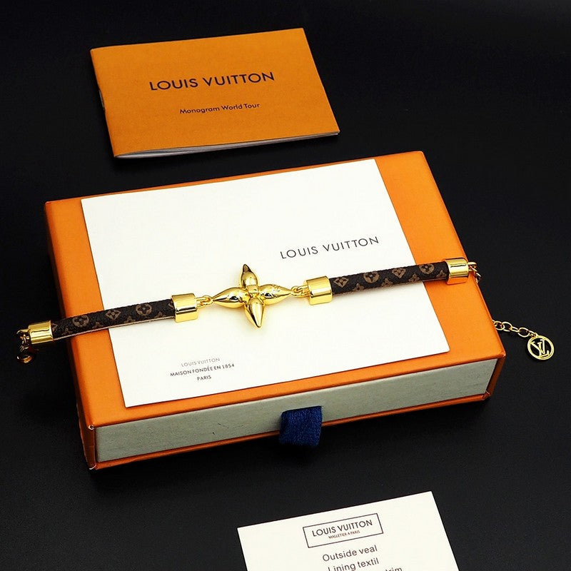 Louis Vuitton Louisette 18K Gold Bracelet