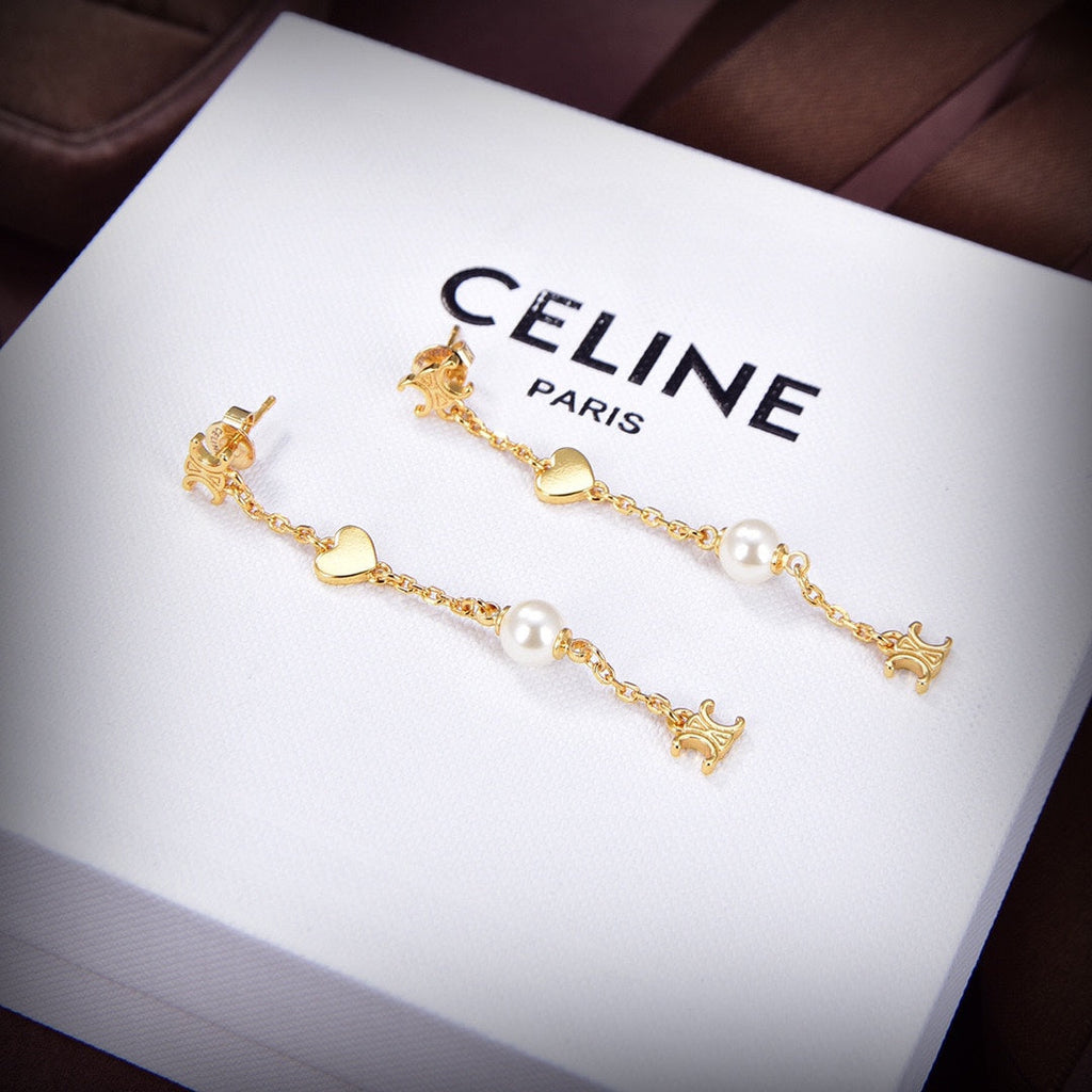 Celine 18K Gold Earrings