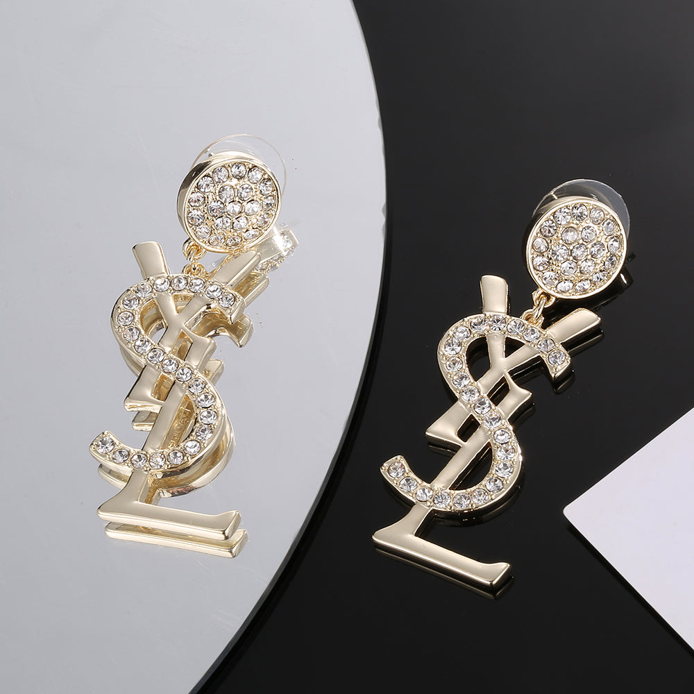 YSL Diamonds 18K Gold Earrings